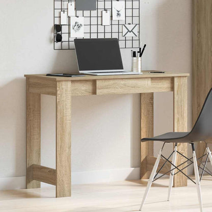 Desk Sonoma Oak 100x45x75 cm Engineered Wood