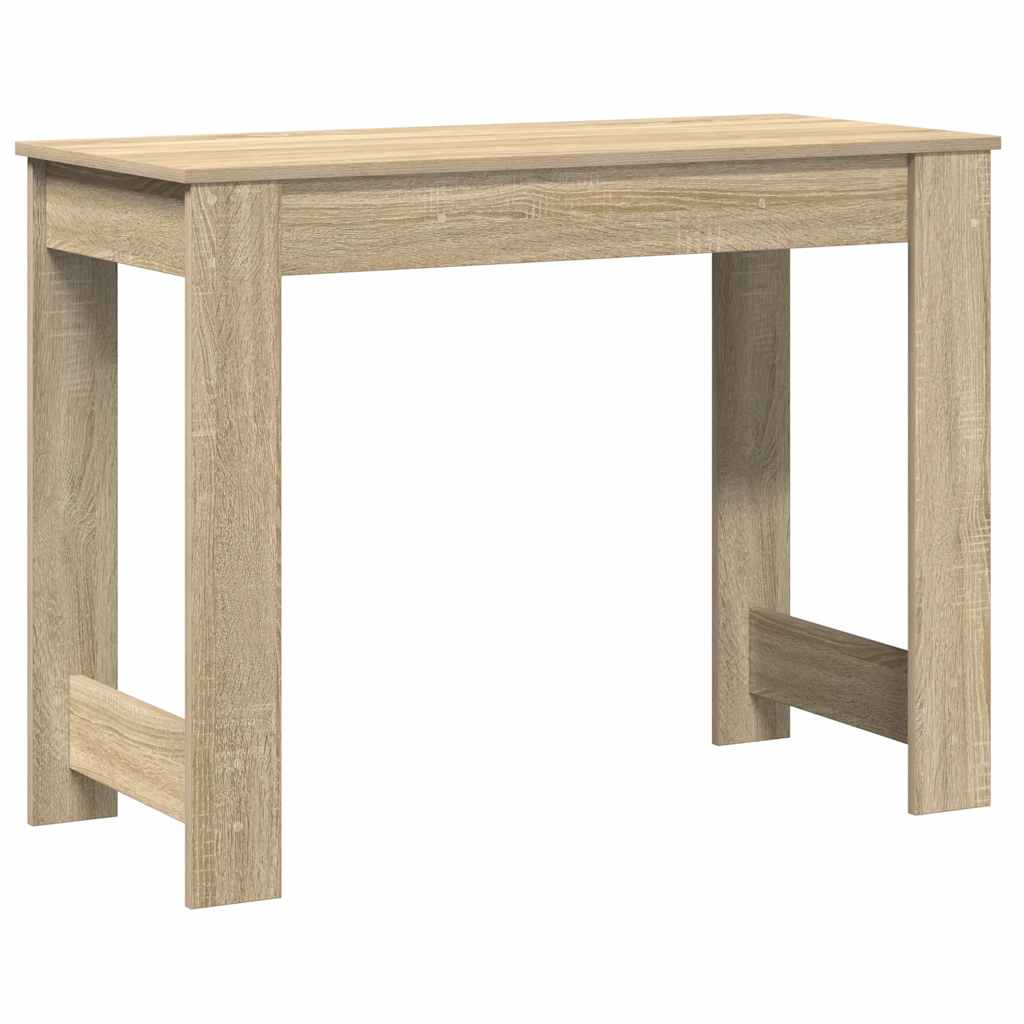 Desk Sonoma Oak 100x45x75 cm Engineered Wood