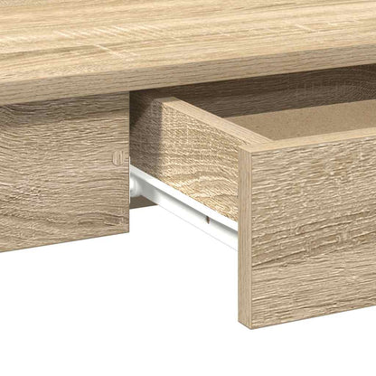 Desk Sonoma Oak 100x45x75 cm Engineered Wood