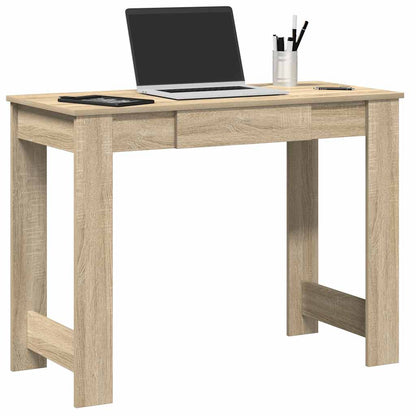 Desk Sonoma Oak 100x45x75 cm Engineered Wood