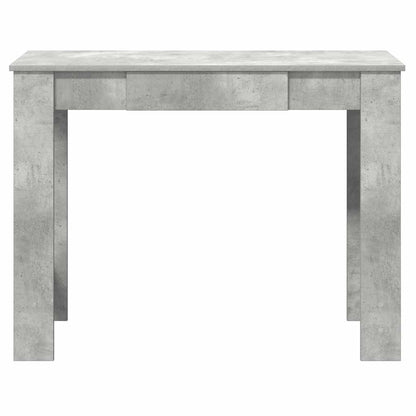 Desk Concrete Grey 100x45x75 cm Engineered Wood