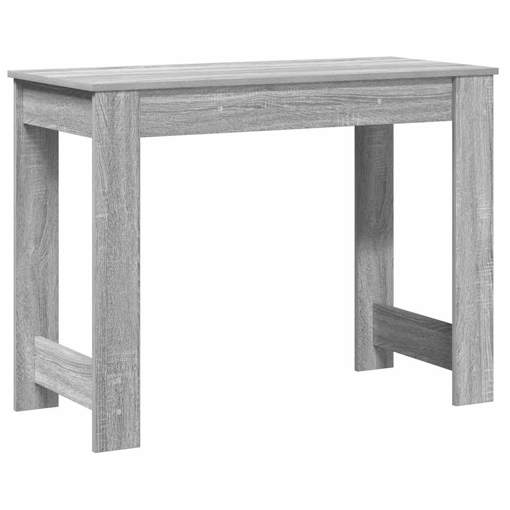 Desk Grey Sonoma 100x45x75 cm Engineered Wood