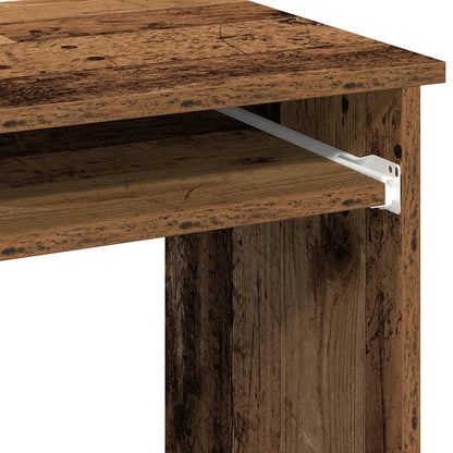 Desk with Shelves Old Wood 84x40x78 cm Engineered Wood