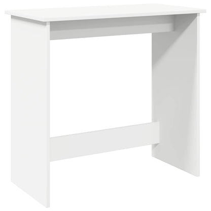 Desk White 80x40x75 cm Engineered Wood