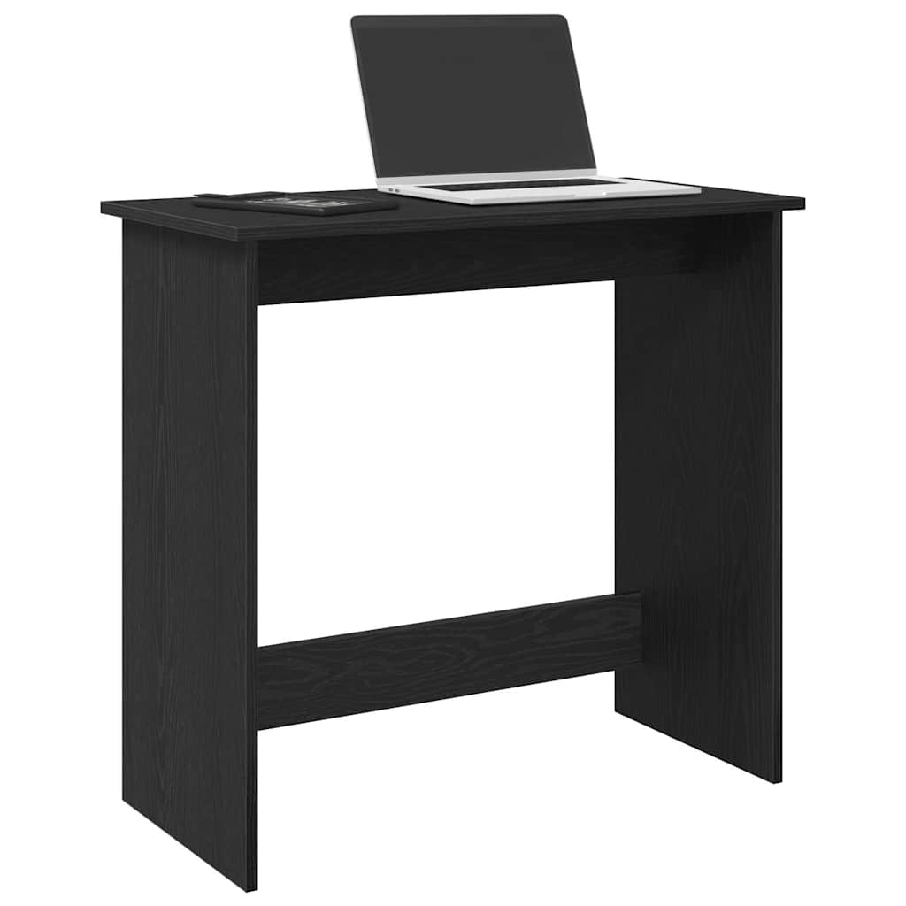 Desk Black 80x40x75 cm Engineered Wood