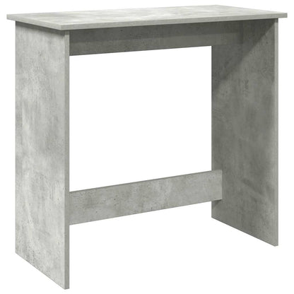 Desk Concrete Grey 80x40x75 cm Engineered Wood