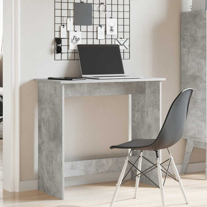 Desk Concrete Grey 80x40x75 cm Engineered Wood