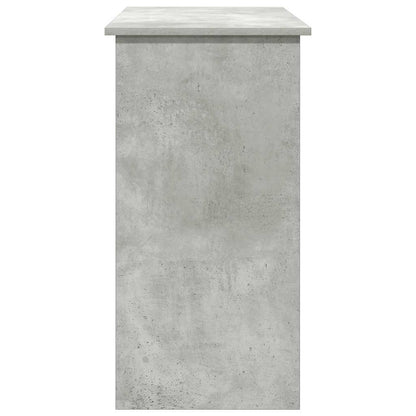 Desk Concrete Grey 80x40x75 cm Engineered Wood