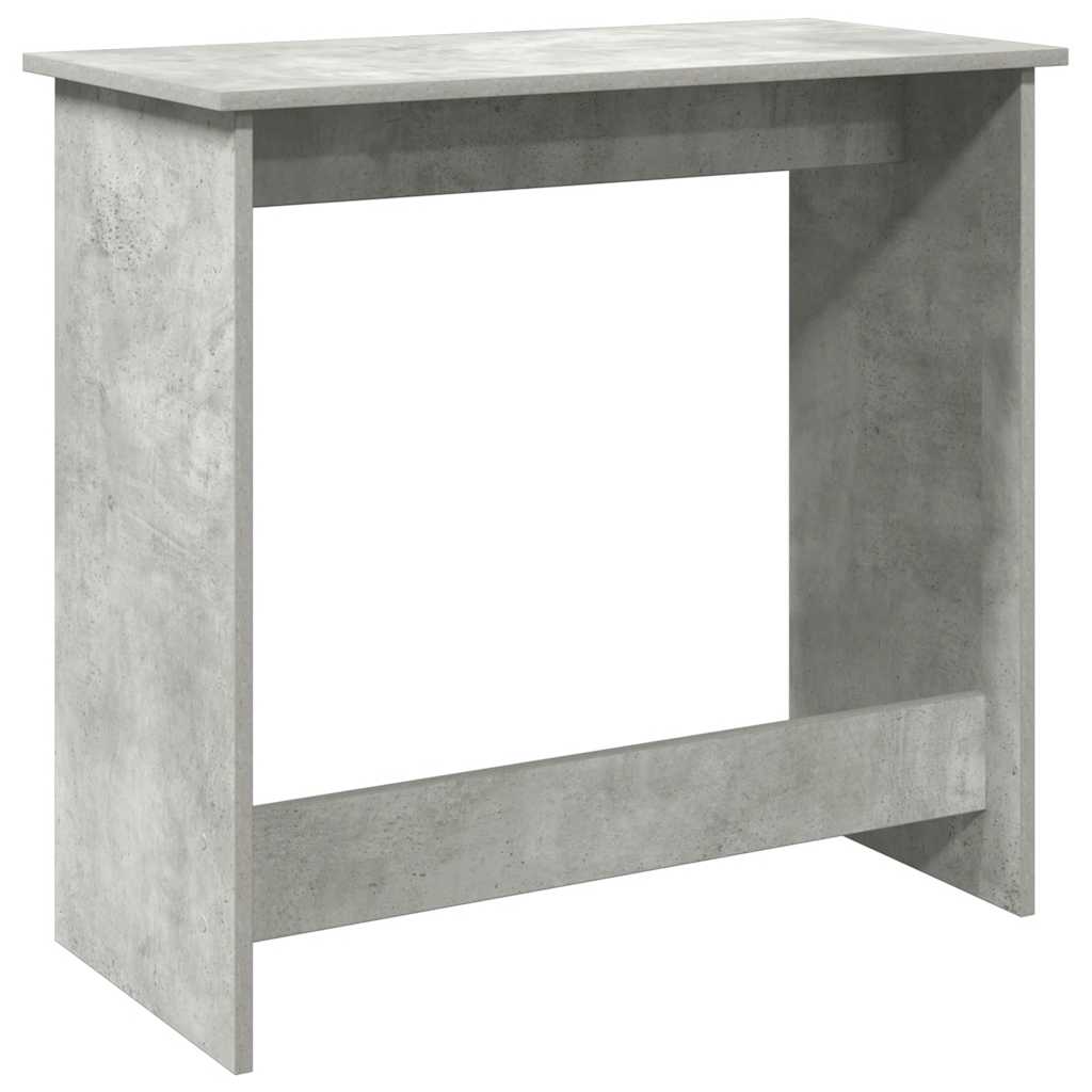 Desk Concrete Grey 80x40x75 cm Engineered Wood