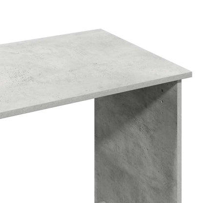 Desk Concrete Grey 80x40x75 cm Engineered Wood