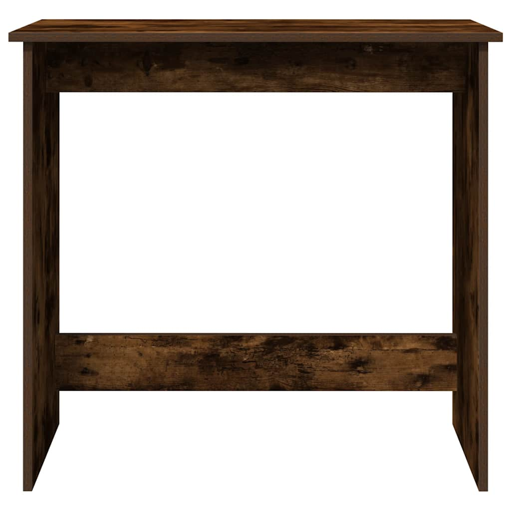 Desk Smoked Oak 80x40x75 cm Engineered Wood