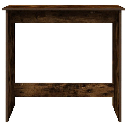 Desk Smoked Oak 80x40x75 cm Engineered Wood