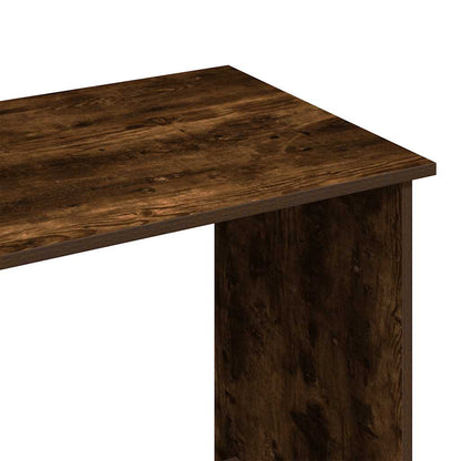 Desk Smoked Oak 80x40x75 cm Engineered Wood