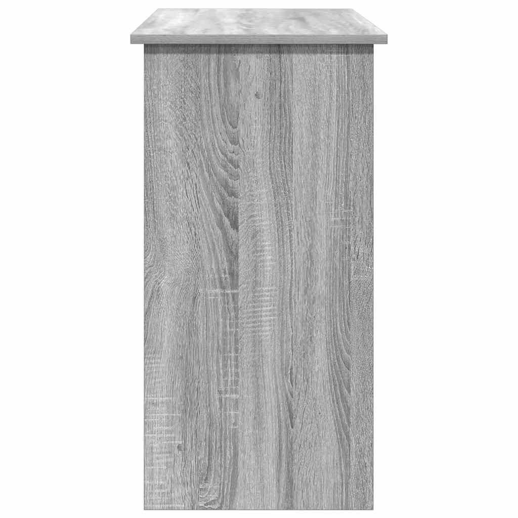 Desk Grey Sonoma 80x40x75 cm Engineered Wood