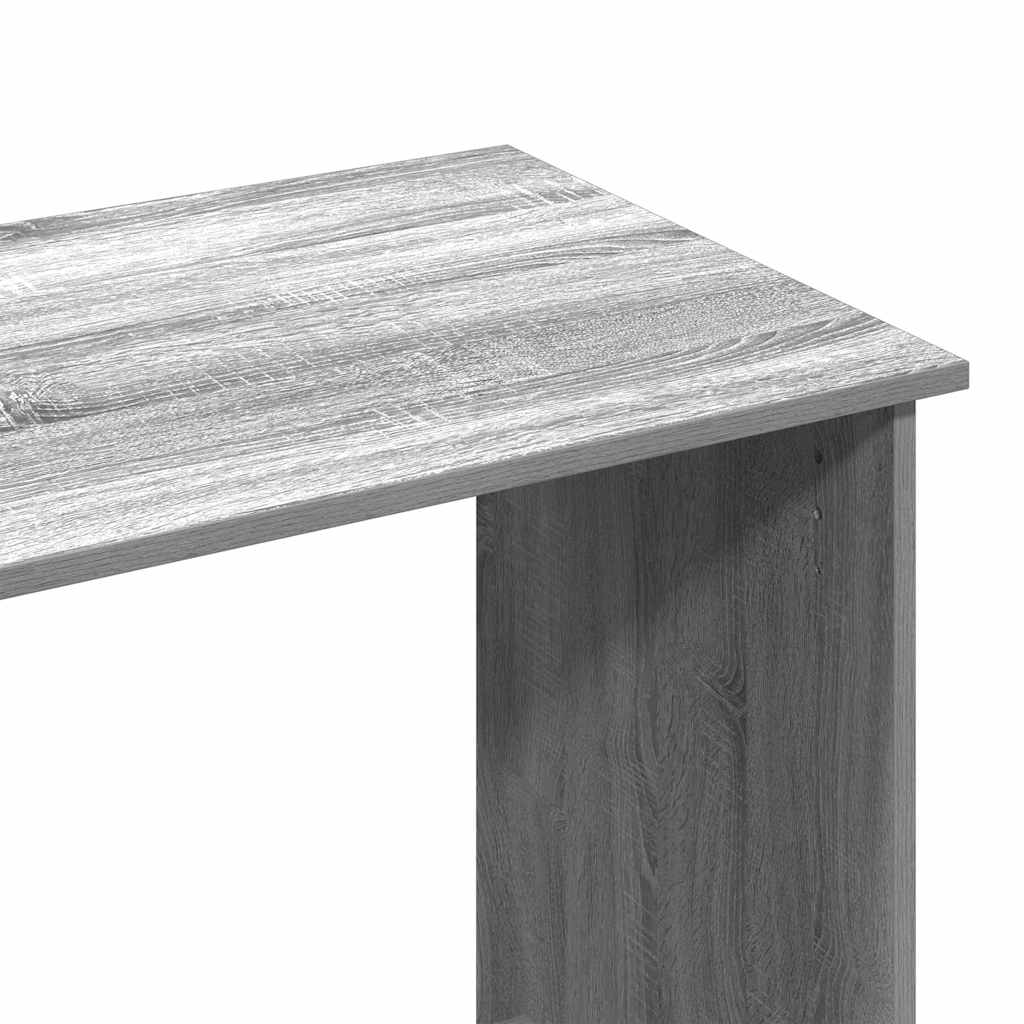 Desk Grey Sonoma 80x40x75 cm Engineered Wood