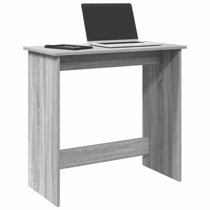 Desk Grey Sonoma 80x40x75 cm Engineered Wood