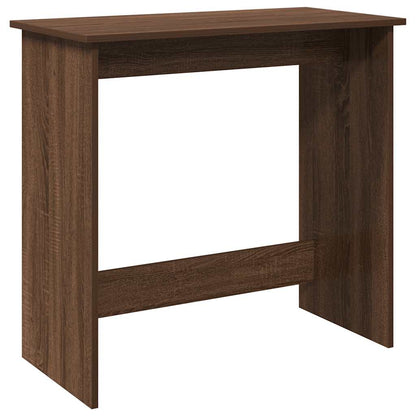 Desk Brown Oak 80x40x75 cm Engineered Wood