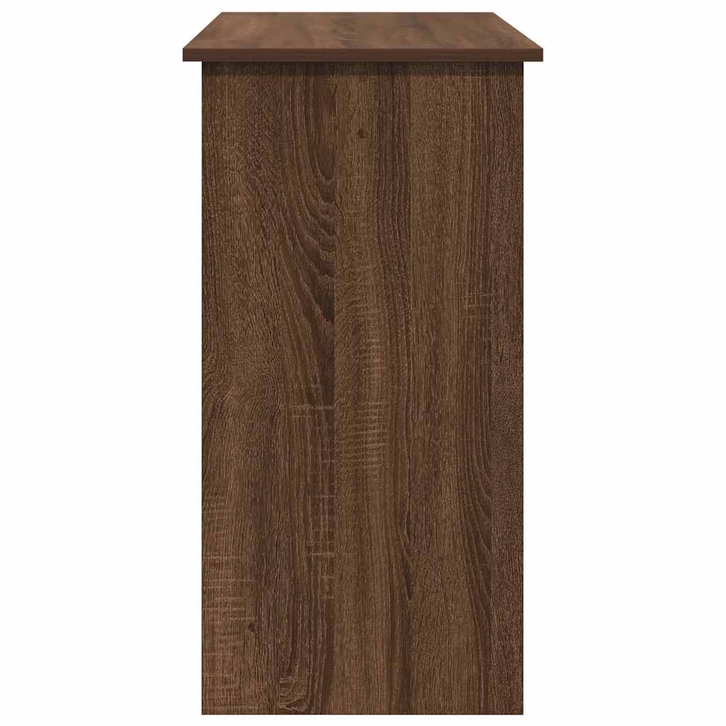 Desk Brown Oak 80x40x75 cm Engineered Wood