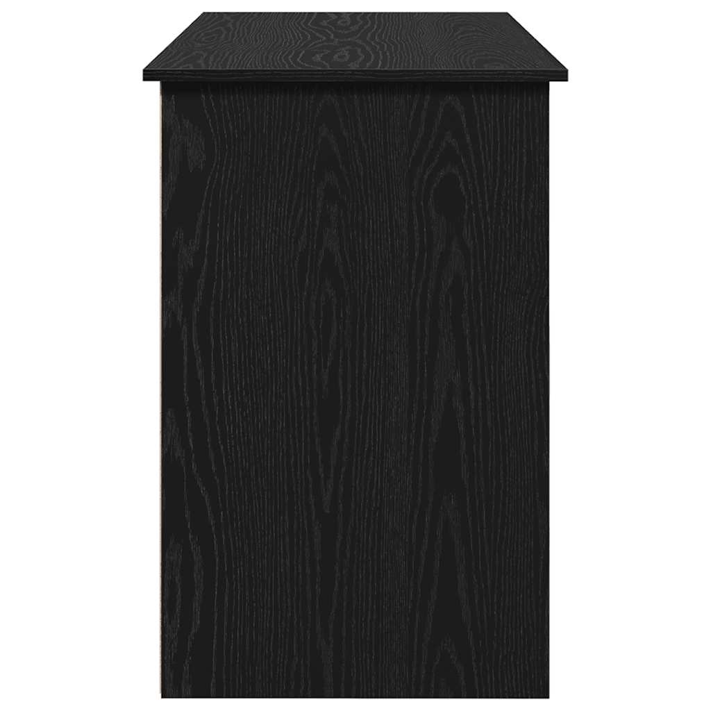 Desk Black 102x50x75 cm Engineered Wood