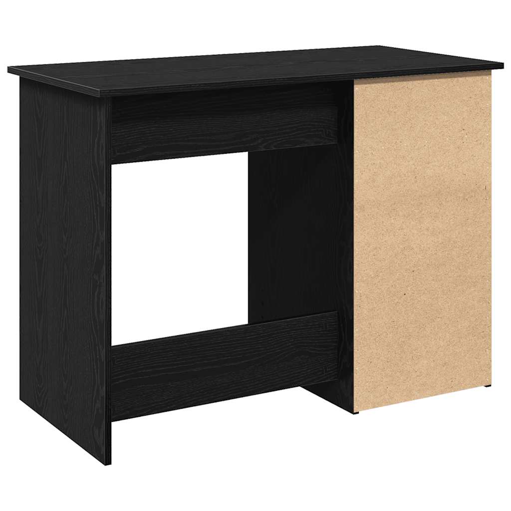 Desk Black 102x50x75 cm Engineered Wood