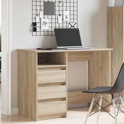 Desk Sonoma Oak 102x50x75 cm Engineered Wood