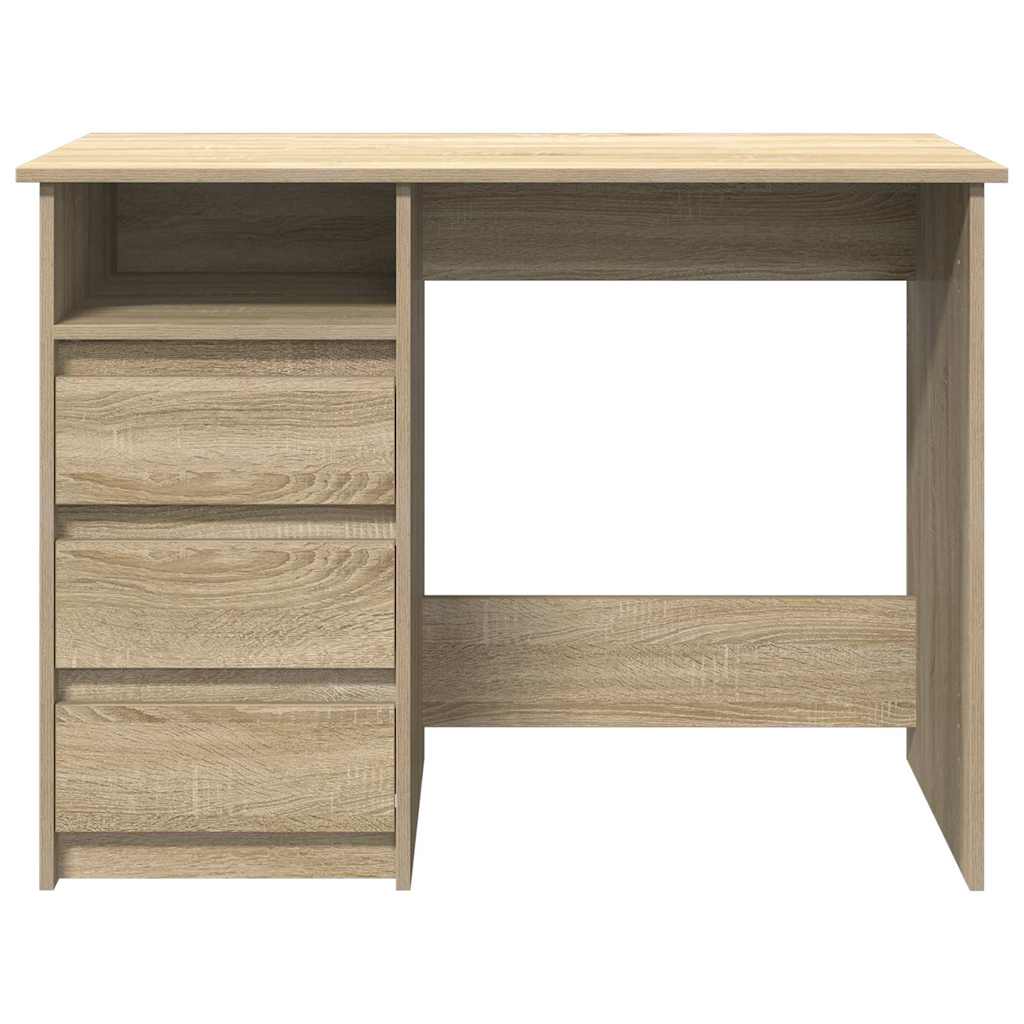 Desk Sonoma Oak 102x50x75 cm Engineered Wood