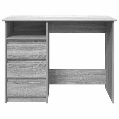 Desk Grey Sonoma 102x50x75 cm Engineered Wood