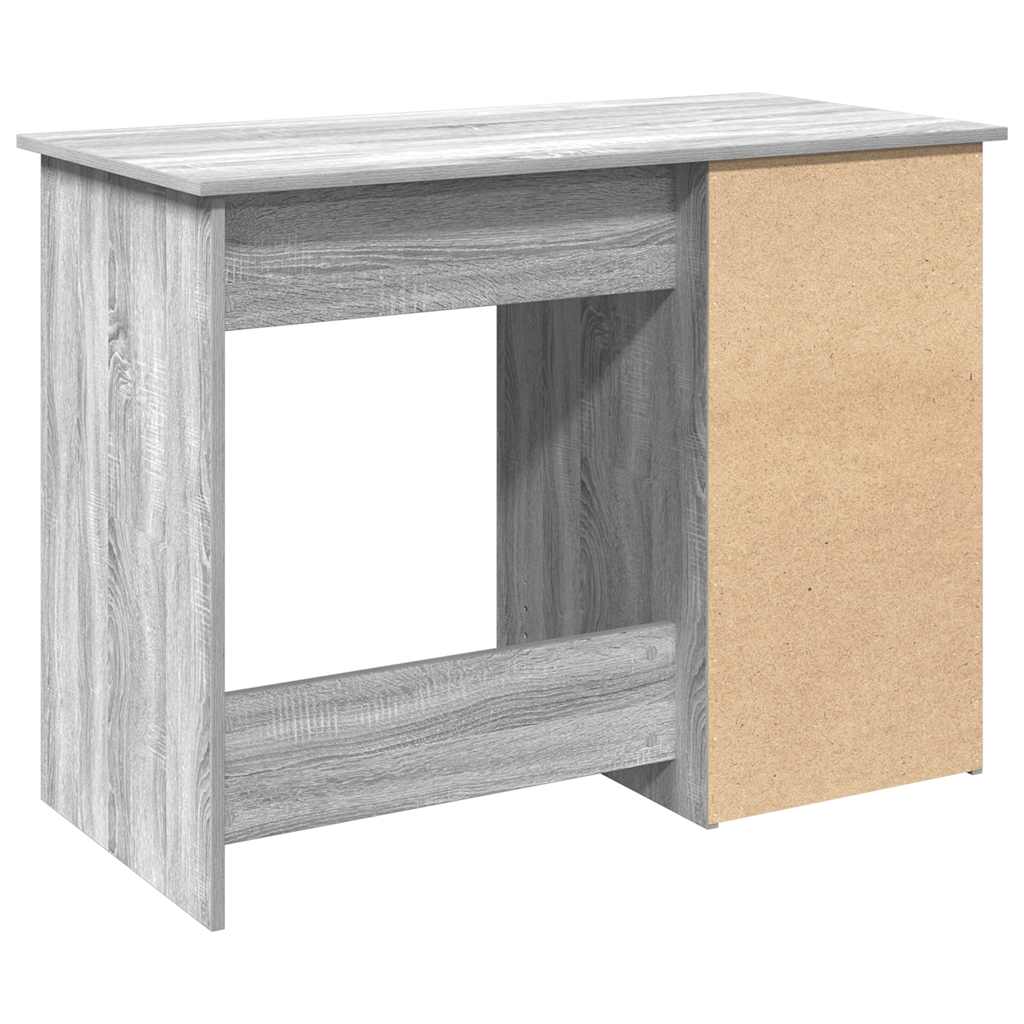 Desk Grey Sonoma 102x50x75 cm Engineered Wood