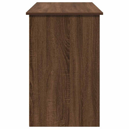 Desk Brown Oak 102x50x75 cm Engineered Wood