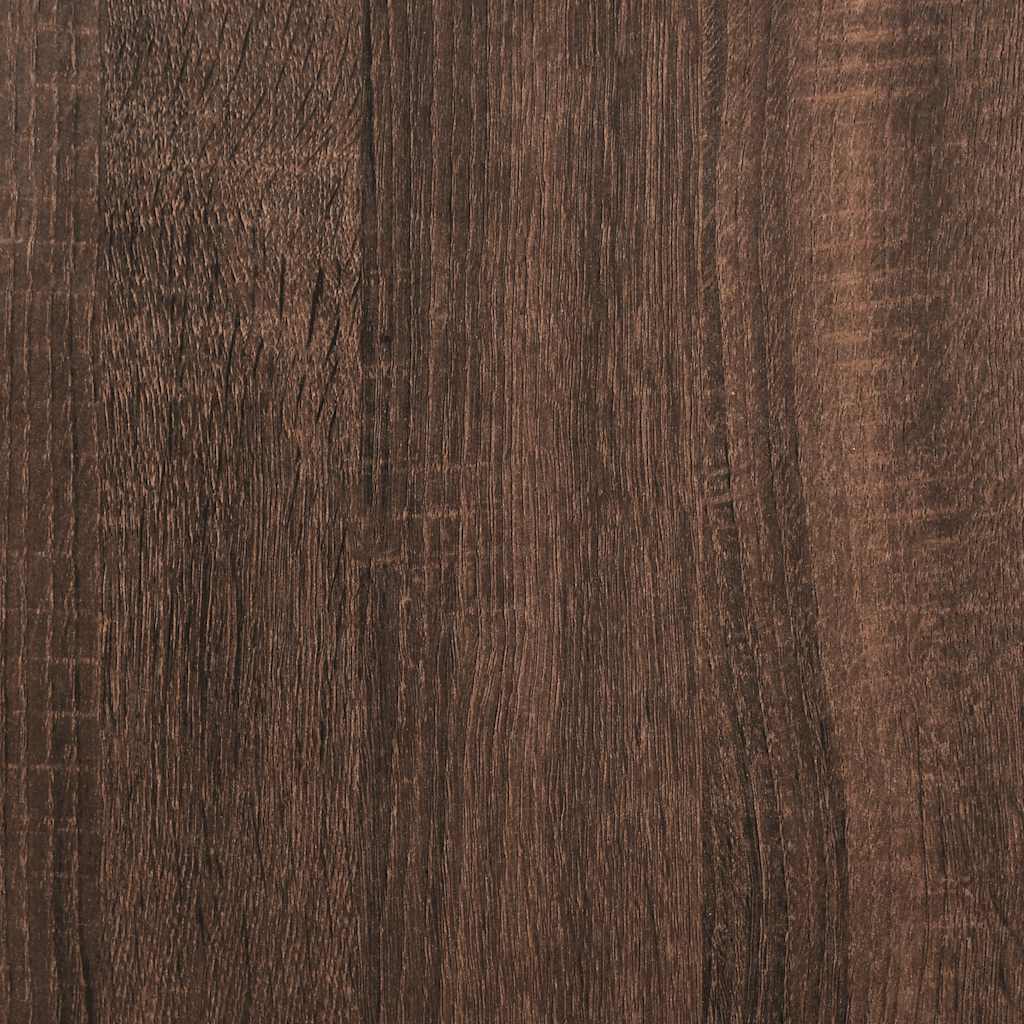 Desk Brown Oak 102x50x75 cm Engineered Wood