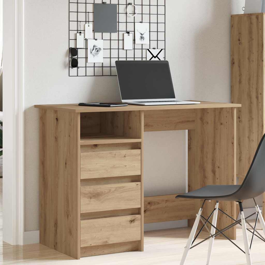 Desk Artisan Oak 102x50x75 cm Engineered Wood