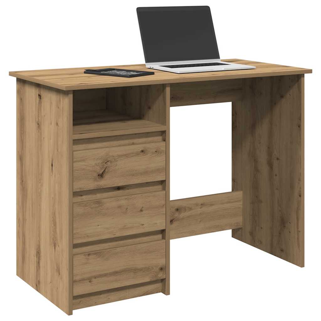 Desk Artisan Oak 102x50x75 cm Engineered Wood