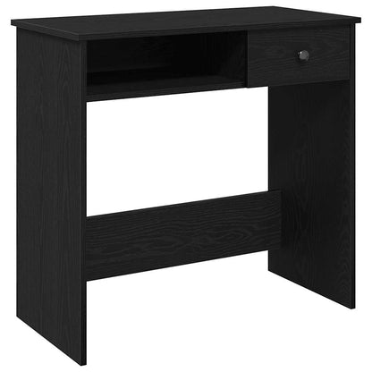 Desk Black 80x40x75 cm Engineered Wood