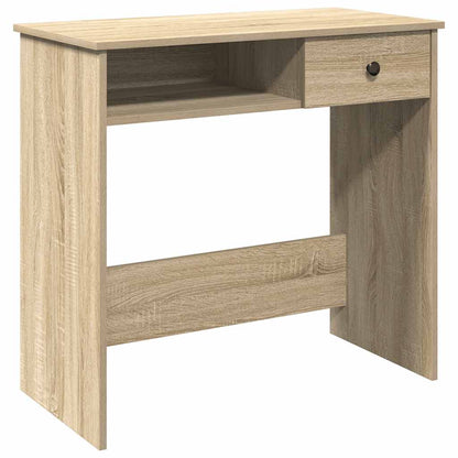 Desk Sonoma Oak 80x40x75 cm Engineered Wood