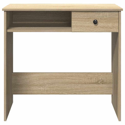 Desk Sonoma Oak 80x40x75 cm Engineered Wood