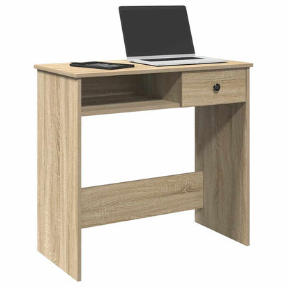 Desk Sonoma Oak 80x40x75 cm Engineered Wood