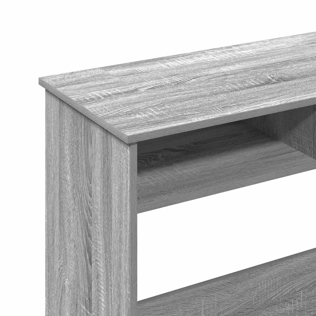 Desk Grey Sonoma 80x40x75 cm Engineered Wood