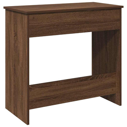 Desk Brown Oak 80x40x75 cm Engineered Wood