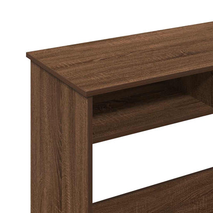 Desk Brown Oak 80x40x75 cm Engineered Wood