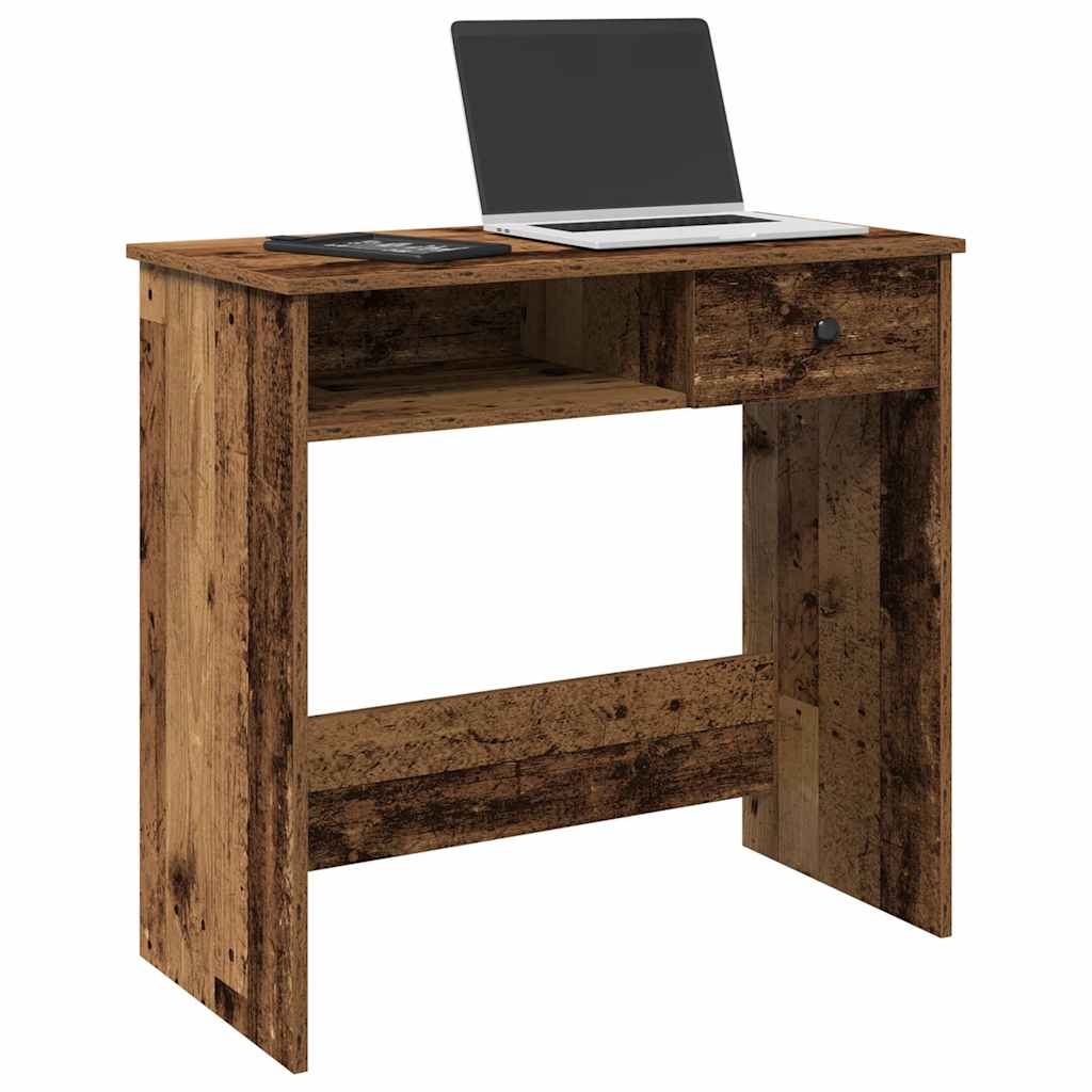 Desk Old Wood 80x40x75 cm Engineered Wood