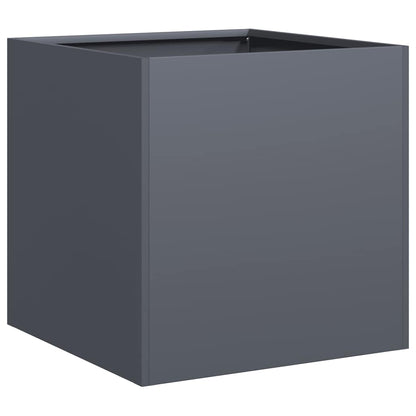 Planter Anthracite 40x40x40 cm Cold-rolled Steel