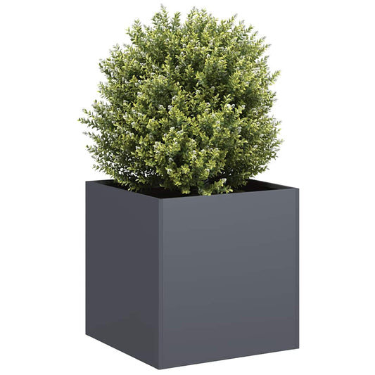 Planter Anthracite 40x40x40 cm Cold-rolled Steel