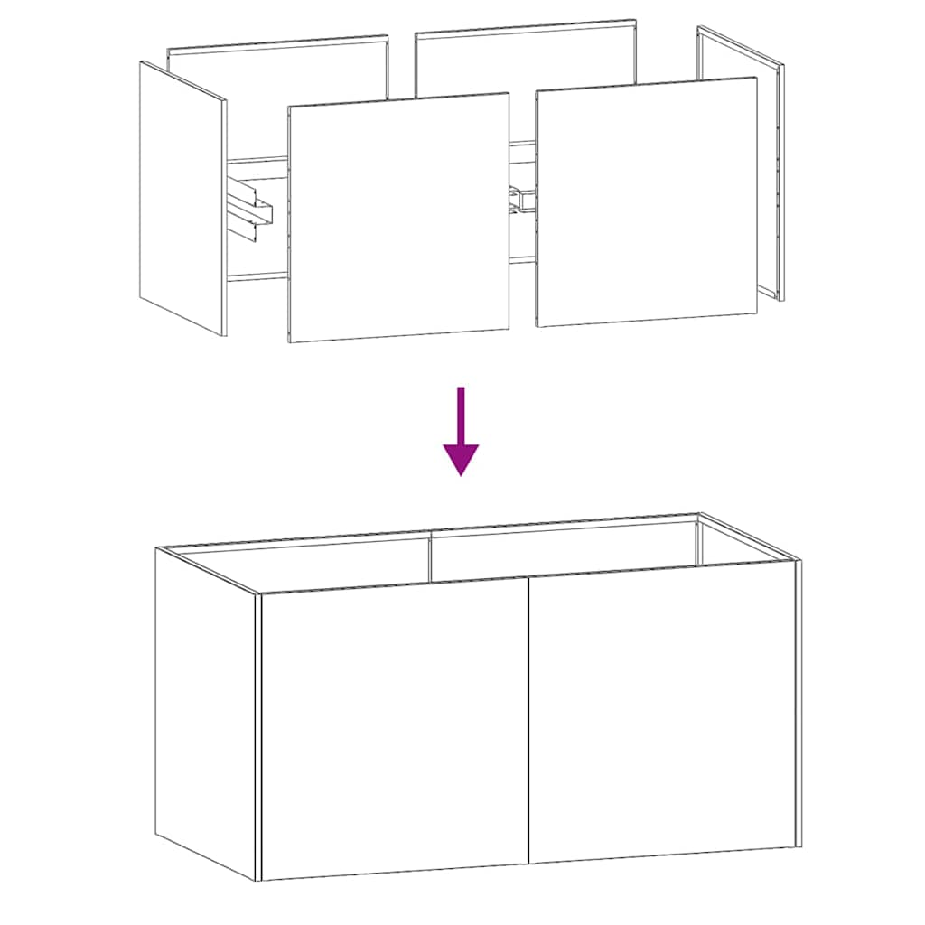 Planter White 80x40x40 cm Cold-rolled Steel