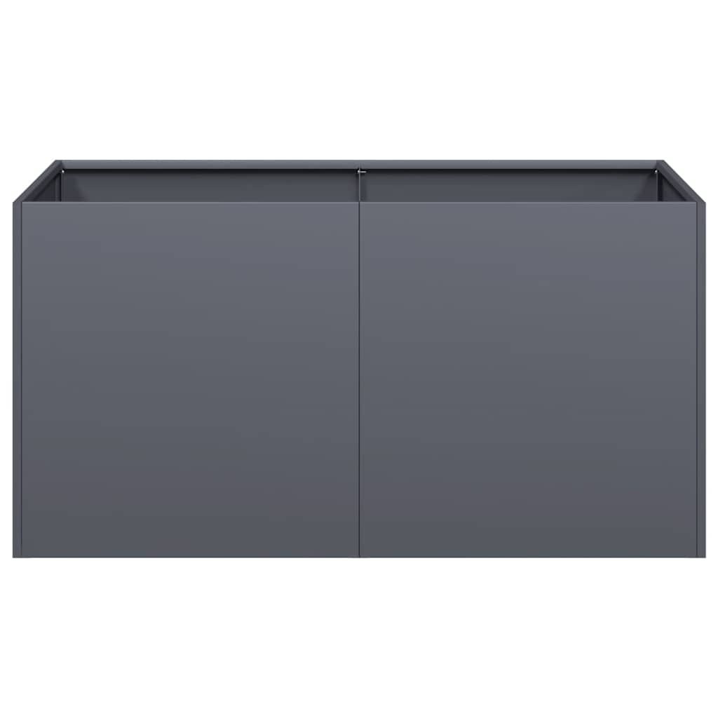 Planter Anthracite 80x40x40 cm Cold-rolled Steel