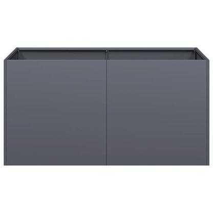 Planter Anthracite 80x40x40 cm Cold-rolled Steel