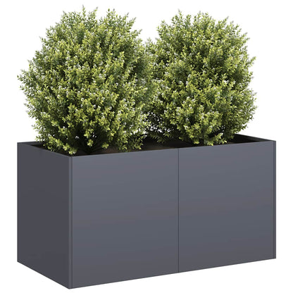 Planter Anthracite 80x40x40 cm Cold-rolled Steel