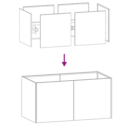 Planter 80x40x40 cm Stainless Steel