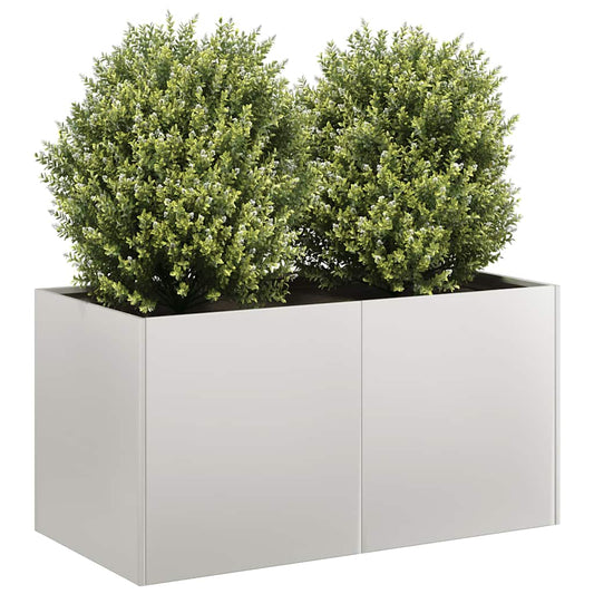 Planter 80x40x40 cm Stainless Steel