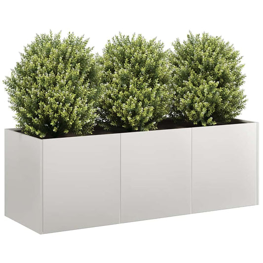 Planter 120x40x40 cm Stainless Steel