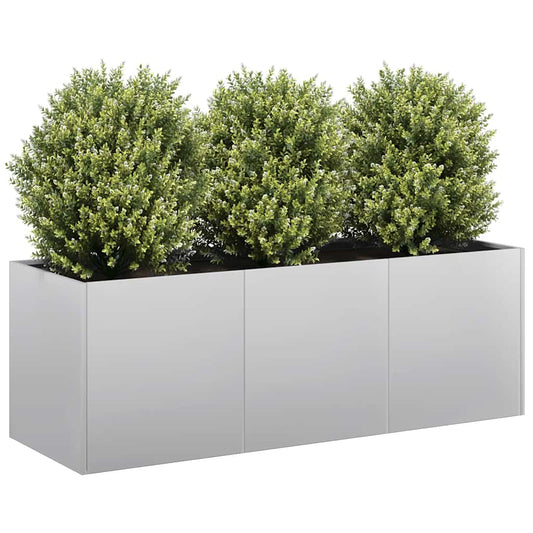 Planter 120x40x40 cm Galvanised Steel